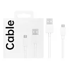 OPPO 原廠DL109 2A Micro USB充電線/不支持閃充 (盒裝) 白色