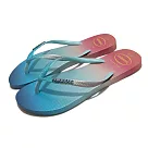 Havaianas 夾腳拖鞋 Slim Gradient 女鞋 藍 粉 漸層 沙灘 哈瓦仕 41469080001W
