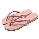 Havaianas 夾腳拖 Slim Glitter II 女鞋 玫瑰金 金蔥 哈瓦仕 41469753606W
