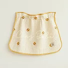 韓國Chezbebe奶黃小虎刺繡汽車遮陽簾