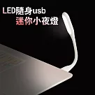 LED隨身USB迷你小夜燈3入組 深藍