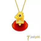 【Just Gold 鎮金店】滿福如意十二生肖系列純金吊墜─馬(不含鍊)