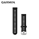 GARMIN Quick Release 18mm 矽膠錶帶 率性黑