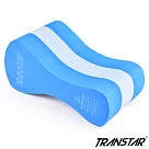 TRANSTAR 泳具 夾腳浮板─矯正泳姿─高密度EVA 藍/白