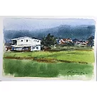 【玲廊滿藝】林國勇─稻草人家16x24cm