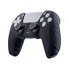 FlashFire PS5手把保護套─黑/白(適用原廠充電座) ─黑色