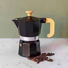 《La Cafetiere》義式摩卡壺 | 濃縮咖啡 摩卡咖啡壺 ─ 黑3杯