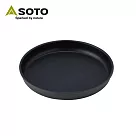 日本SOTO 戶外輕量不沾平底煎炒鍋 SOD─503─18 野營登山輕量化煎盤 戶外野炊平底鍋