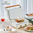 MATURE美萃 夾心陶瓷爐─兩色可選 CY─1624 奶油白