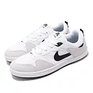 Nike 滑板鞋 SB Alleyoop 白 灰 黑 低筒 男鞋 麂皮 運動鞋 CJ0882─100