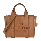 MARC JACOBS THE LEATHER MINI TOTE 皮革兩用托特包─迷你 棕
