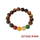 石頭記 五路財神手鍊-極致招財-12mm (2材質選) 虎眼石