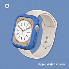 犀牛盾 Apple Watch Series 7/8/9 共用 45mm CrashGuard NX 防摔邊框保護殼─ 鈷藍