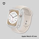 犀牛盾 Apple Watch Series 7/8/9 共用 45mm CrashGuard NX 防摔邊框保護殼─ 透明