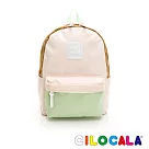 CILOCALA 限量版亮彩尼龍防潑水COMBI後背包─中大 椰奶白
