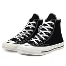 CONVERSE CTAS 70 HI BLACK/BLACK/EGRET 男女休閒鞋─黑─162050C US10 黑色