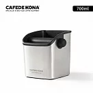 CAFEDE KONA 不鏽鋼咖啡敲粉筒(700ml) ─ 銀
