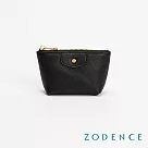 ZODENCE CUFF進口真皮袖釦鑰匙零錢包 雅黑