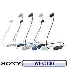 SONY WI─C100 藍牙頸掛式耳機 白色
