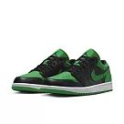 NIKE AIR JORDAN 1 LOW 男籃球鞋─綠黑─553558065 US9 綠色