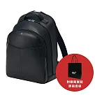 【加贈萬寶龍提袋】MONTBLANC 萬寶龍 匠心十字紋牛皮中型後背包/電腦包 (可放13吋筆電)