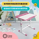 E─home DODO朵朵置物槽兒童升降成長桌─寬66.4cm─三色可選 藍色