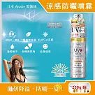 日本Ajuste愛伽絲─全身用防近紅外線SPF50+/PA++++植萃保濕─8℃冰涼感防曬噴霧200g/罐 無香(銀)