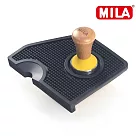 MILA 櫸木色彩矽膠填壓器51mm─黃色(附MILA 梯柱咖啡填壓墊)