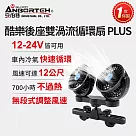 【安伯特】酷樂後座雙渦流循環扇PLUS (車用電扇 車用電風扇 後座風扇)