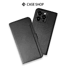 CASE SHOP 側掀站立式皮套─iPhone 15 Pro (6.1") 黑