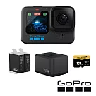【GoPro】HERO 12 大滿足套組 (HERO12單機+Enduro雙座充+雙電池+128G記憶卡) 正成公司貨
