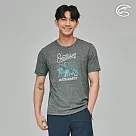 ADISI 男圓領涼感智能纖維速乾短袖圖T AL2311047 (S─2XL)|吸濕排汗 快乾 單向導濕 彈性 排汗衣 S 雙色青玉