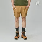 ADISI 男智能纖維速乾登山短褲AP2311105 (S─2XL)|吸濕排汗 快乾 單向導濕 輕薄 透氣 L 卡其