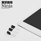 【東京御用Ninja】紅米平版Redmi Pad SE (11吋)專用USB Type─C傳輸底塞(黑+透明套裝超值組)各3入裝