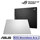 ASUS ROG Moonstone Ace L 電競鋼化玻璃滑鼠墊 白色