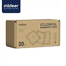 《MiDeer》── 多彩透光磁力片─補充包(暖色20片) ☆