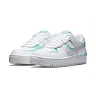 Nike Air Force 1 Shadow 白紫綠 休閒鞋 CU8591─103 US6 白紫綠