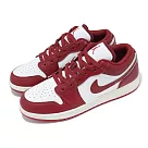 Nike 休閒鞋 Air Jordan 1 Low GS 大童 女鞋 紅 白 AJ1 低筒 一代 FJ3465─160