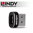 LINDY 林帝 USB 2.0 Type─A/公 to Type─C/母 轉接頭 (41884) 兩入