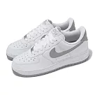 Nike 休閒鞋 Air Force 1 07 男鞋 女鞋 白 灰 灰勾 百搭 小白鞋 AF1 FJ4146─100