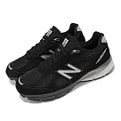 New Balance 休閒鞋 990 V4 男鞋 女鞋 黑 灰 美製 麂皮 緩震 經典 情侶鞋 NB U990BL4─D