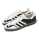 adidas 休閒鞋 Gazelle Indoor 男鞋 女鞋 白 黑 Gatsin 低筒 三條紋 情侶鞋 愛迪達 IH9989 23.5cm WHITE/BLACK