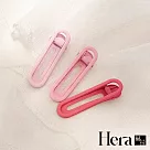 【Hera赫拉】簡約百搭三件套瀏海髮夾─3入 L111092005 粉色