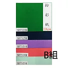 (25張1包)4K粉彩紙150磅 5色 B組
