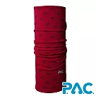 【PAC德國】美麗諾羊毛透氣抗臭防曬經典頭巾PAC8850230/登山/運動/路跑/單車配件 復古棗紅