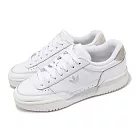 adidas 休閒鞋 Court Super W 女鞋 白 灰 皮革 三葉草 全白 愛迪達 IG5748 23cm WHITE/GREY