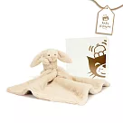 英國 JELLYCAT 奢華致臻兔安撫巾 香檳玫瑰