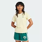 ADIDAS VRCT TEE 女短袖上衣─黃─IT9855 L 黃色