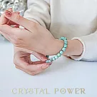 【Crystal Power 克里斯能量水晶】綠松石能量水晶手鍊 S