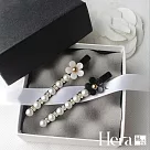 【Hera 赫拉】山茶花珍珠水鑽髮夾/一字夾(2入一組)